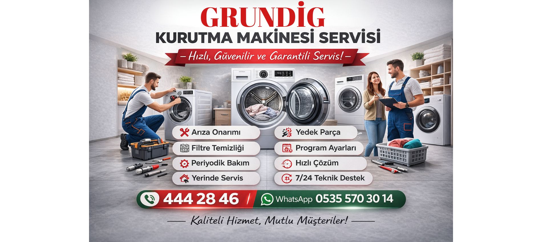 Grundig Kurutma Makinesi Servisi